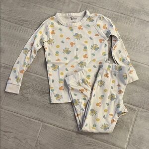 Disney Kids Pajama Set - Cream with Colorful Print